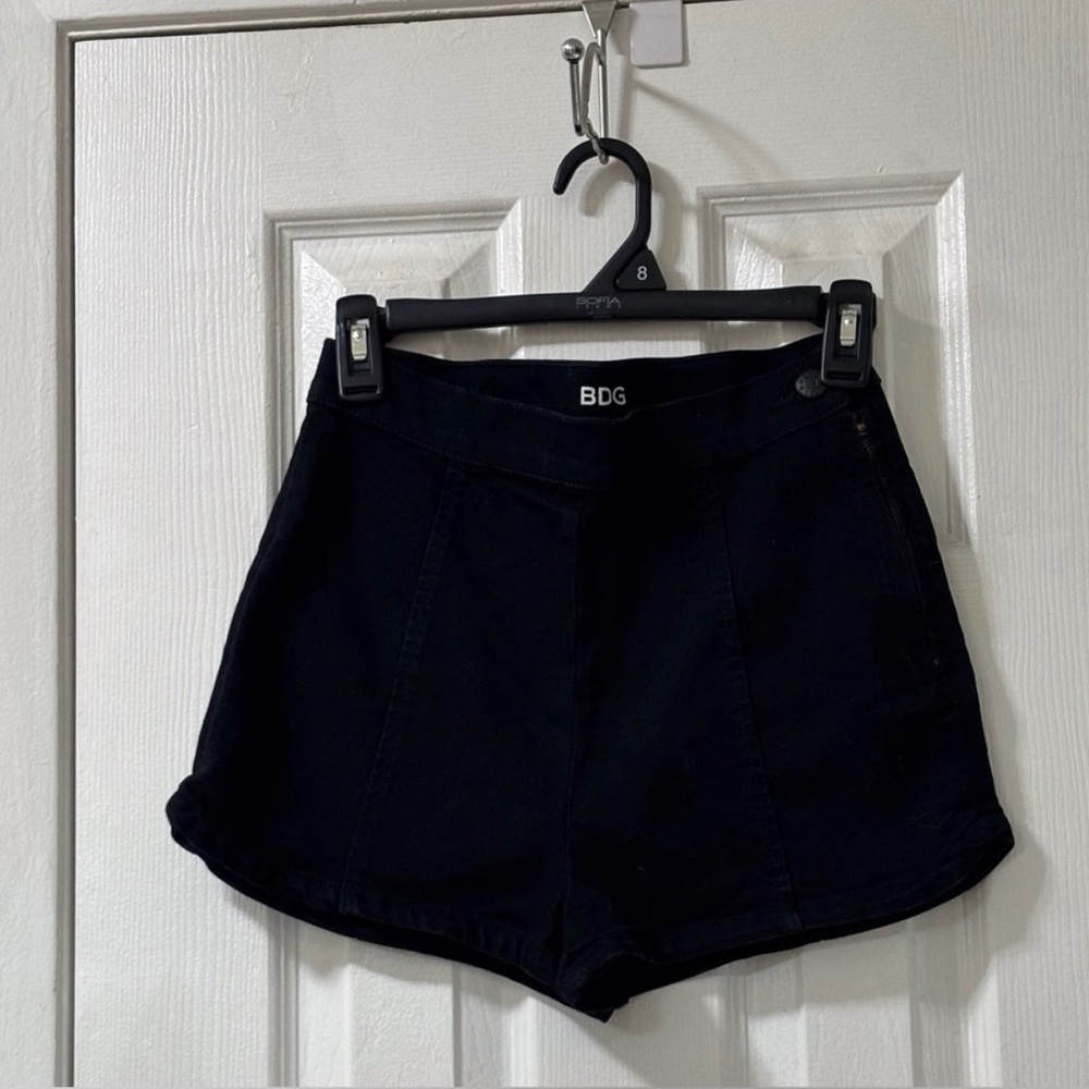 BDG Women’s Size 26 High Waist Black Micro Mini Shorts